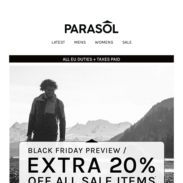 Extra 20% Off Sale With Code: 20PRE