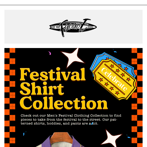 SALE ALERT! Festival Shirts Collection