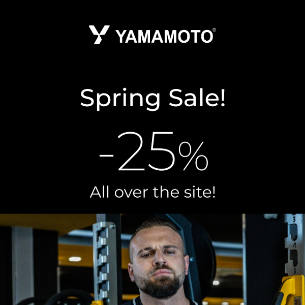 Yamamoto Nutrition, spring Sale!