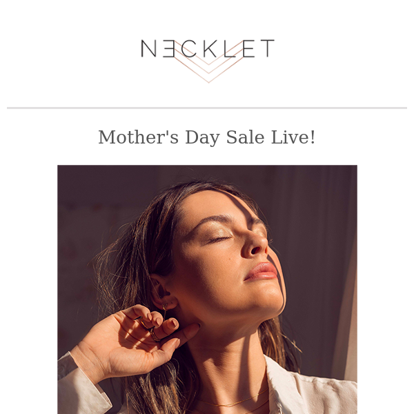 Mother's Day Sale Live!