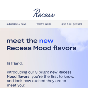 exclusive: new Recess Mood flavors are here