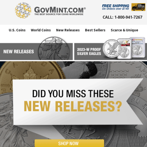 Grow Your Stack with the Latest Bullion Releases!