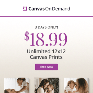 Limited Time: $29.99 18x24 Canvas Prints - Canvas On Demand