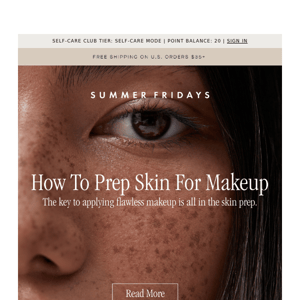 How to Prep Skin for Makeup