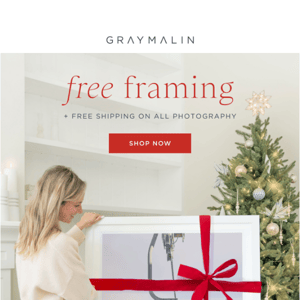 Free Framing & Shipping