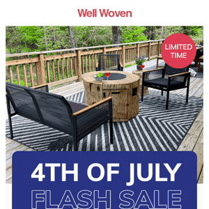 Our 4th of July Clearance Flash starts now ⚡