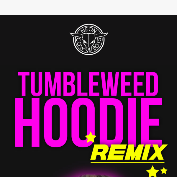 REMIX your Tumbleweed Hoodie for the fests! 🔥