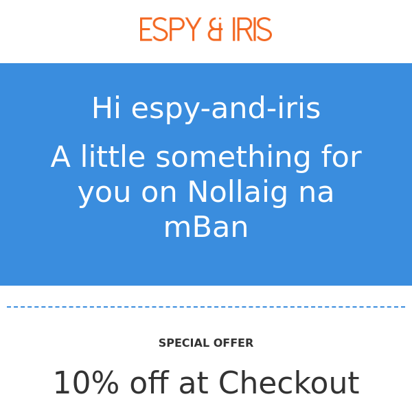 A little something for you on Nollaig na mBan