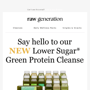 NEW Lower Sugar Green Protein Cleanse 💚🙌