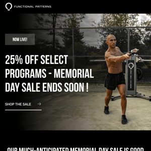 Memorial Day Sale: Save Big with Functional Patterns!