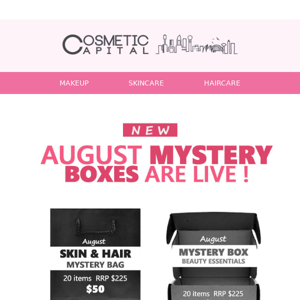 New Mystery Boxes with $225 of value! 🎉