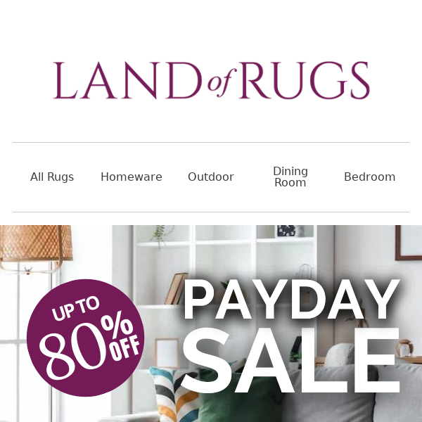 Land of Rugs UK, This is Not a Trick, Treat Yourself Before the Sale Ends