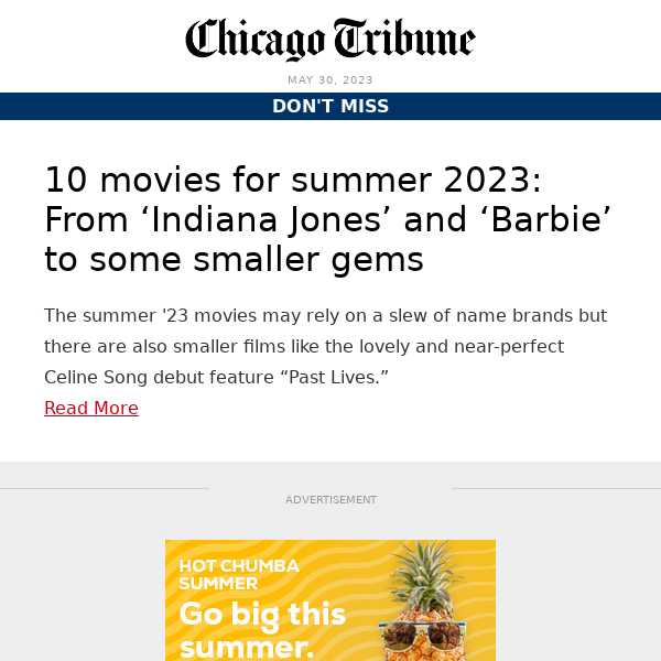 10 movies for summer 2023: From ‘Indiana Jones’ and ‘Barbie’ to some smaller gems 