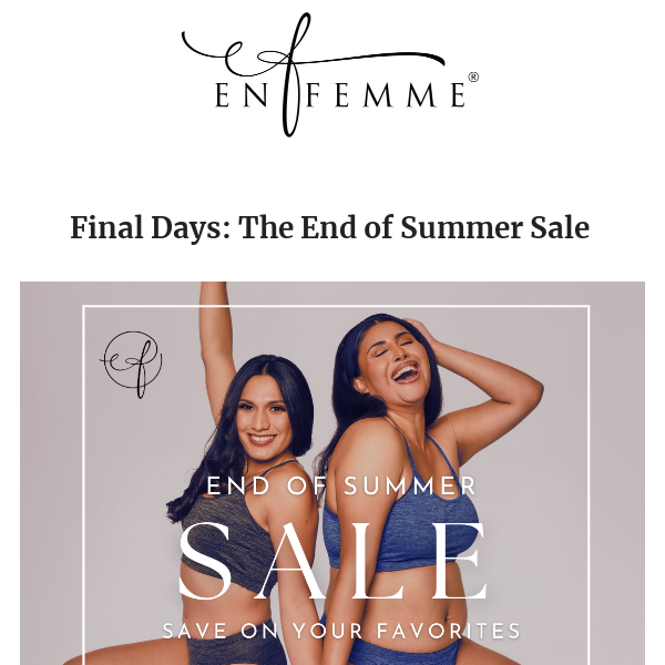 One More Day! The End of Summer Sale! 🎉