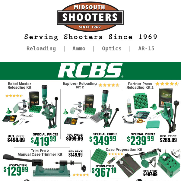 RCBS Reloading ON SALE! Don't Miss It!