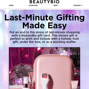 GET YOUR LAST MINUTE GIFT NOW!