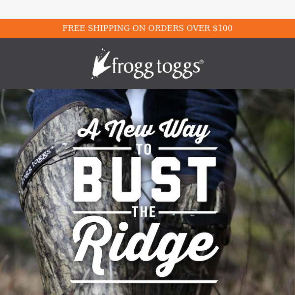 Just in time for Bow Season! The New Ridge Buster Snake Boot.