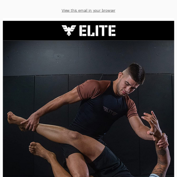 Elite Sports Men's Standard Short Sleeve Jiu Jitsu BJJ Rash Guards