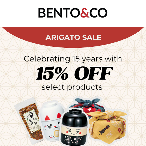 Bento&co Arigato Sale