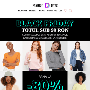 🔥🔥𝐁𝐥𝐚𝐜𝐤 𝐅𝐫𝐢𝐝𝐚𝐲: totul sub 99 lei🔥🔥