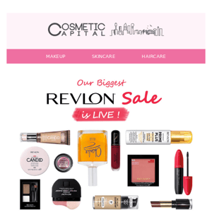 Hi, our Revlon Sale Finishes Soon!