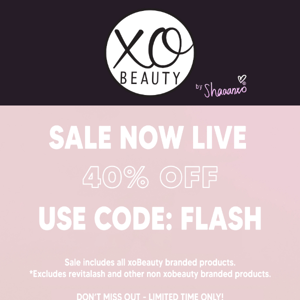 Flash Sale On Now! - 40% OFF Xobeauty Branded Items