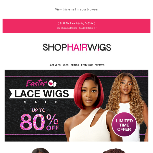 🐣Upgrade Your Look with Our Best Sellers Easter Lace Wigs Sale - Shop Hair  Wigs