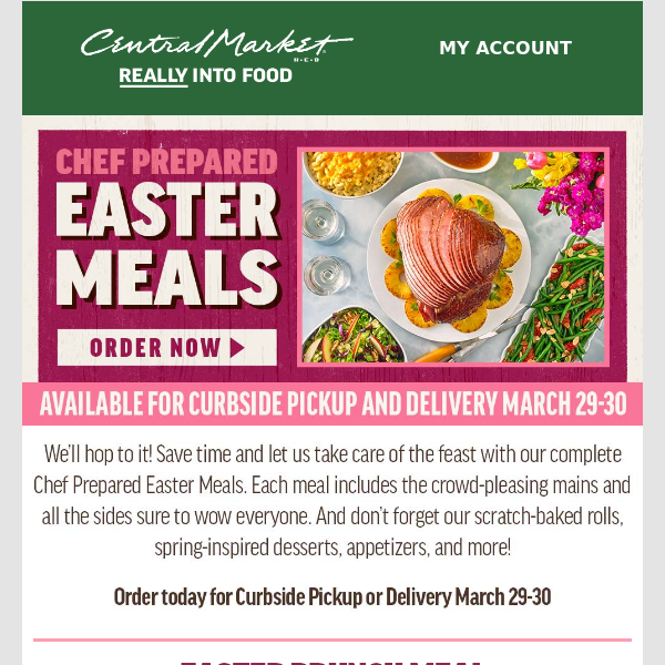 Hop To It! Order Your Easter Meal Today!