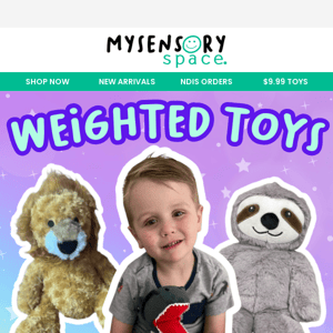 Weighted Plush Toys Are Here 🐻