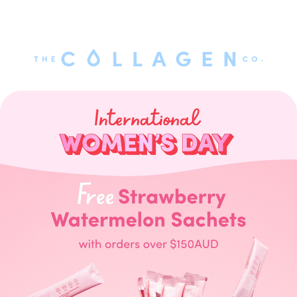 FREE Collagen 💕 with orders over $150