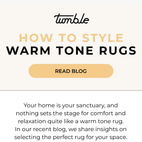 Styling Warm Tone Rugs