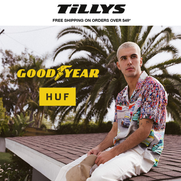 HUF x GOODYEAR COLLECTION → Just Dropped