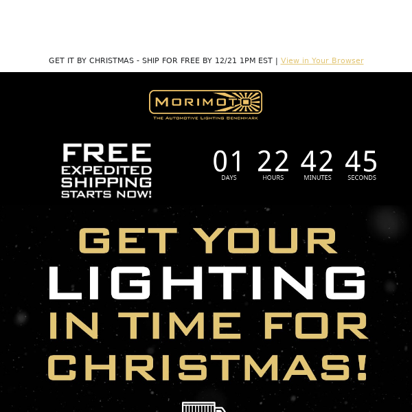 Get Your Lighting in Time For Christmas! 🎄