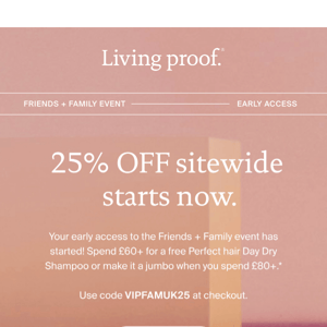 🔓Early Access Unlocked: 25% Off Sitewide