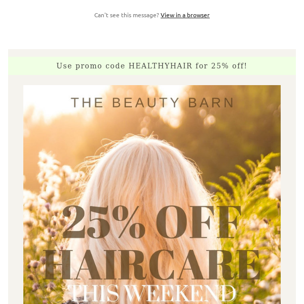 Your Promo Code for 25% off is Here!