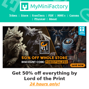 Get 50% off Dragons, Dinos and Demons! 🐲