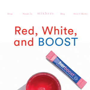 Red, White, and Boost! 🎆