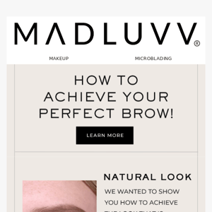 Natural Brow or Bold Brow?