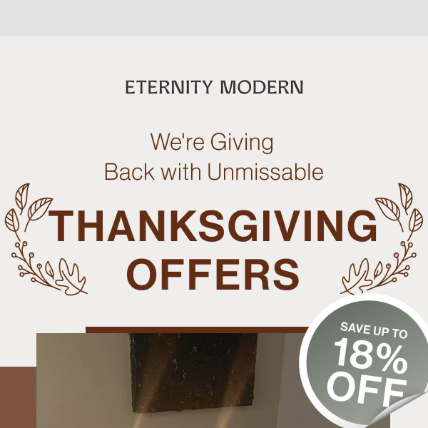 Our Thanks to You: Enjoy Your Exclusive Thanksgiving Offer!