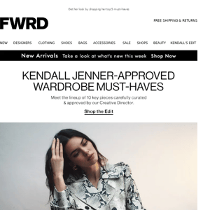 Kendall Curates the Perfect Pieces