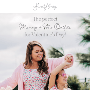 The perfect Mommy & Me outfits - Just in time for Valentine's Day! 💕