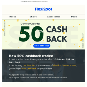 🏁Get More, Pay Less! Score Big with 50% Cashback