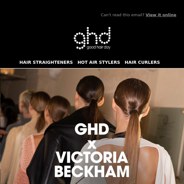 Introducing… Victoria Beckham x ghd AW23 Hair