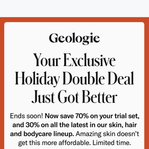 ┃FINAL DAYS┃Your Holiday Double Deal 🎁 got even BETTER!