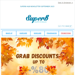 Superb Health & Beauty buy up to 80% off at Superb H&B ‼️ We are for you😍