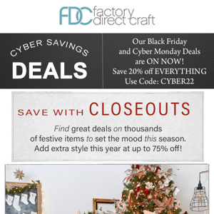 Save this season with THOUSANDS of MARKDOWNS!