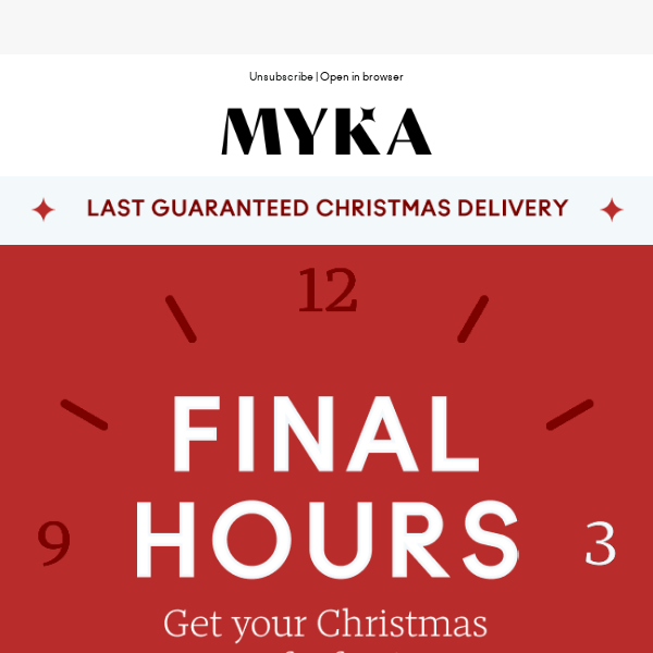 ⚡️ FINAL DAY to Order Christmas Gifts In Time!