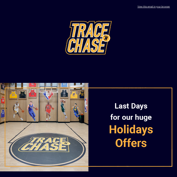 Last Days for our huge Holidays Offers 🎁