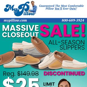 MyStore Clearance Sale On MySlippers