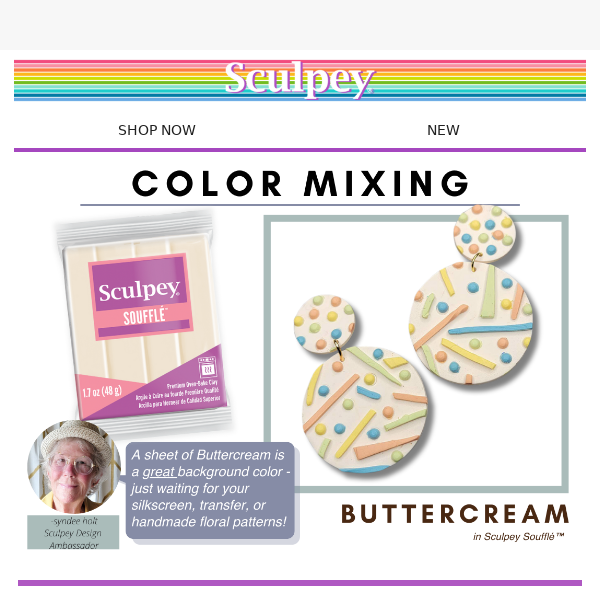 Color Mixing the New Buttercream Soufflé